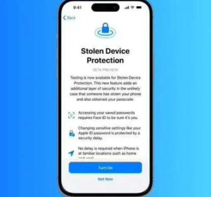 商水苹果授权维修店分享被盗设备保护功能开启方法 