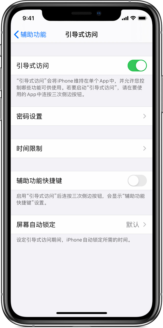 商水苹果手机维修分享如何在 iPhone 上退出引导式访问 